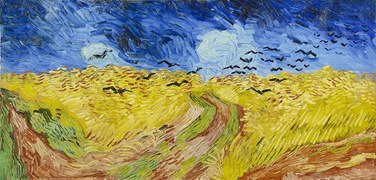 Wheatfield with Crows, 1890 by Vincent Van Gogh