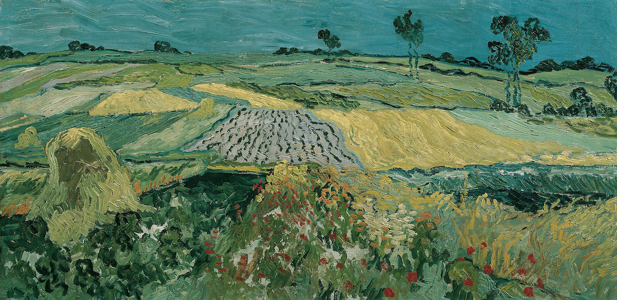 Wheat Fields near Auvers 1888 by Vincent van Gogh