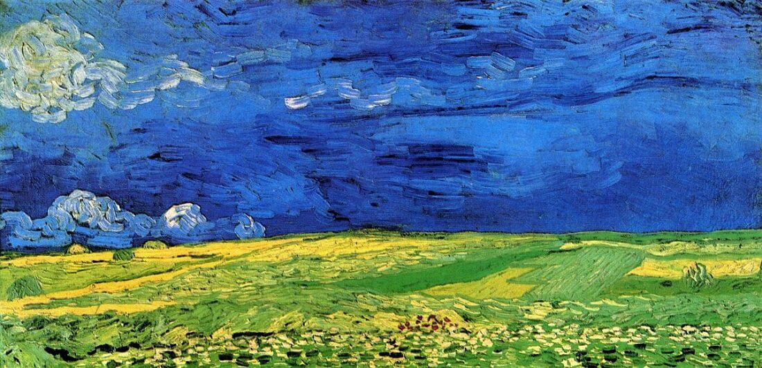 Wheatfield Under Thunderclouds, 1890 by Vincent Van Gogh