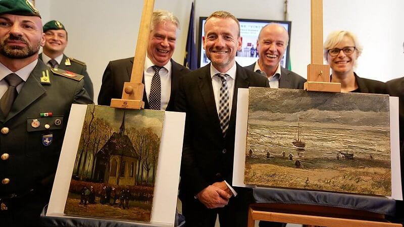 Return of two stolen Van Gogh Paintings