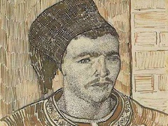 Zouave Half Figure by Vincent van Gogh