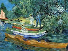 Bank of the Oise at Auvers by Vincent van Gogh