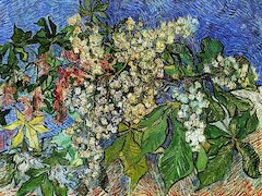 Blossoming Chestnut Branches by Vincent van Gogh