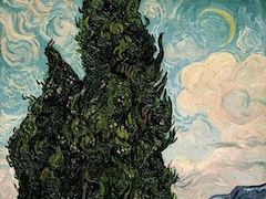 Cypresses by Vincent van Gogh