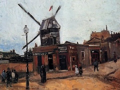 Le Moulin de la Galette by Vincent van Gogh