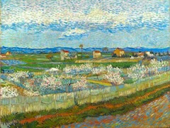 Peach Trees in Blossom by Vincent van Gogh