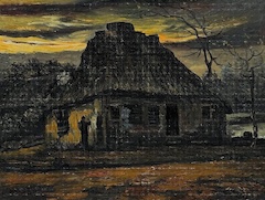 The Cottage by Vincent van Gogh